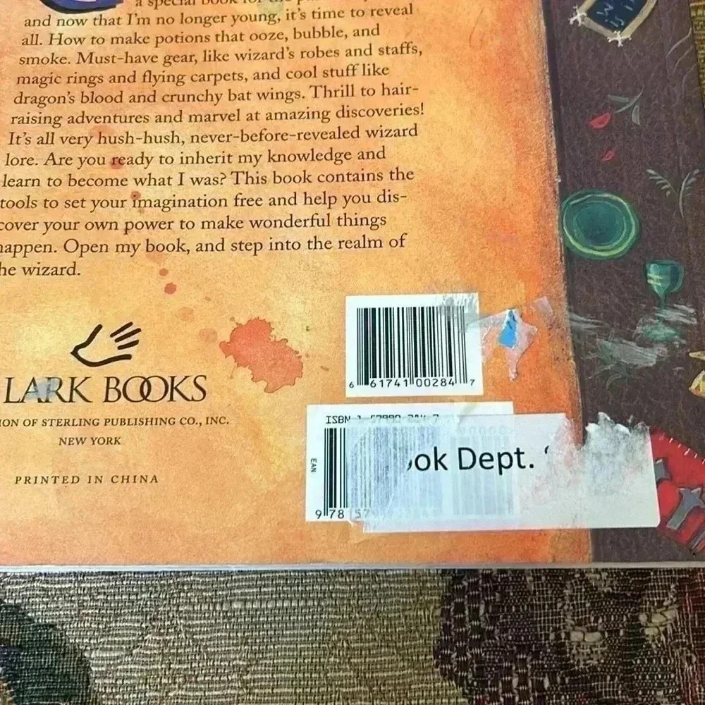 Vintage The Book of Wizard Craft Spells, Potions, Tales & 50 Things to Make Y2K - Picture 13 of 13